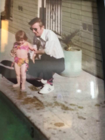 Dad and tonya 1973