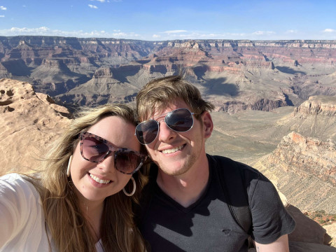 Zach and Megan at The Grand Canyon